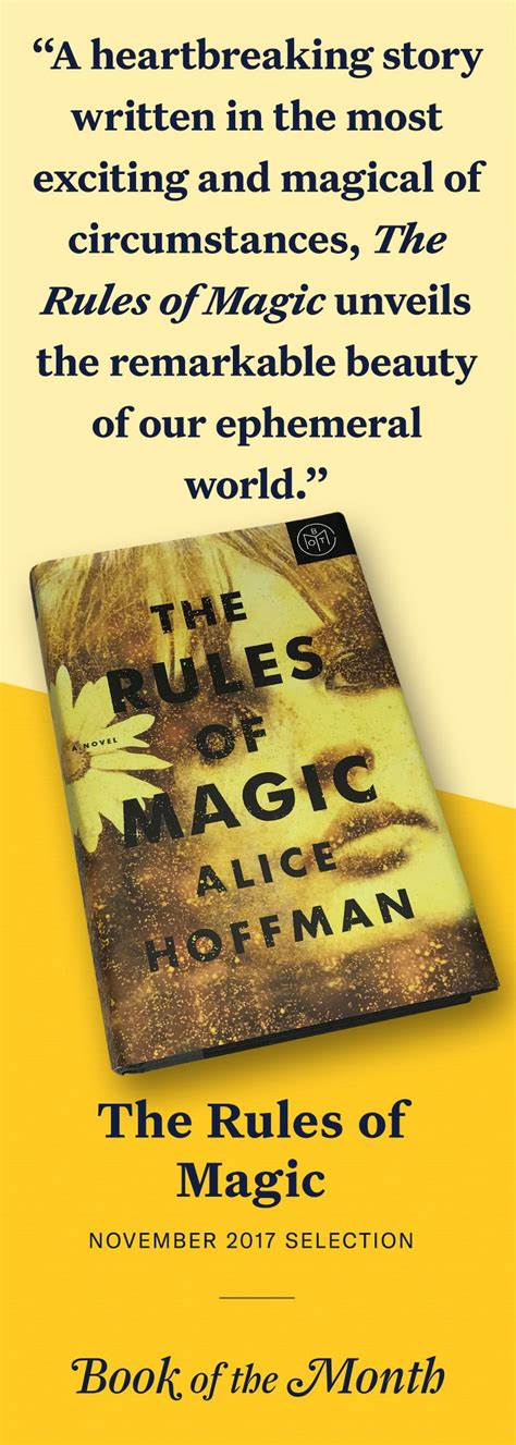 From Fiction to Fact: Applying 'The Rules of Magic' in Real Life